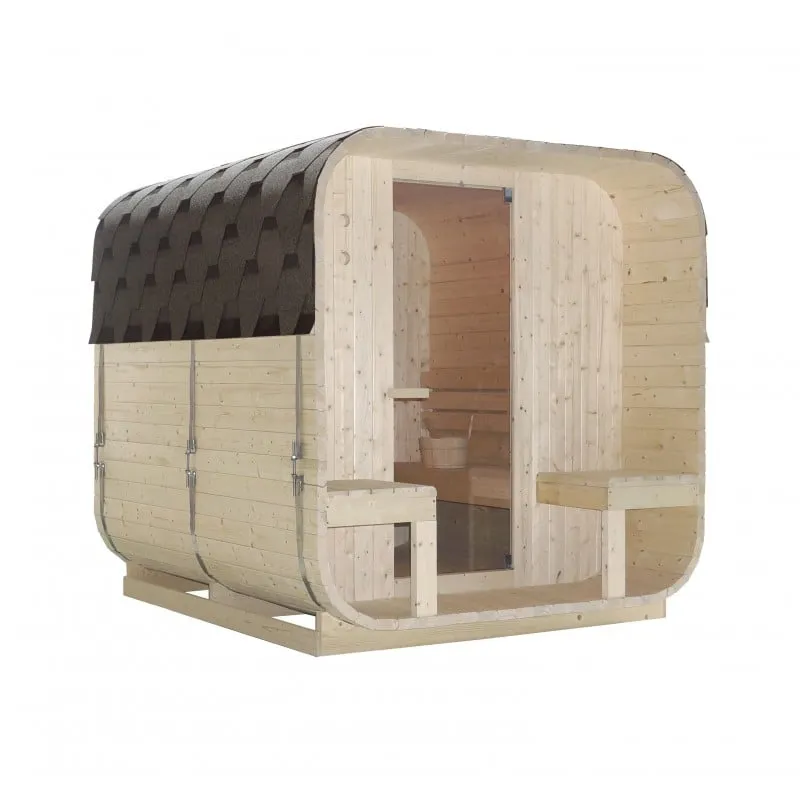 sauna vanjska göteborg za 4 osebe 188,2x220x194 cm - slika 3