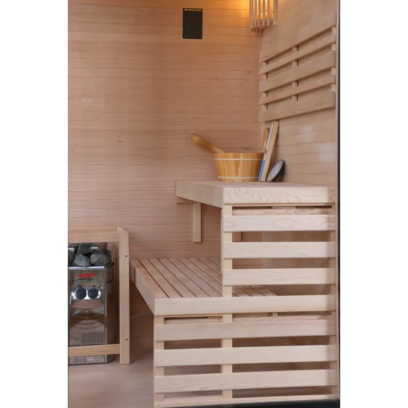 sauna panorama crna za 2 osobe - slika 6
