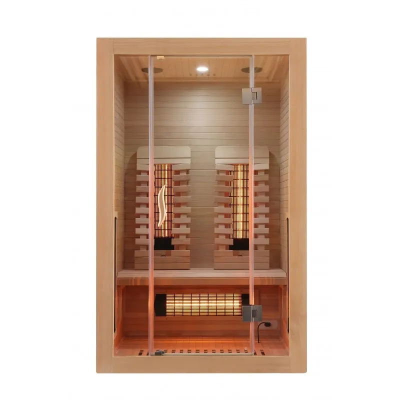 sauna infracrvena kabina malmö 2 za 2 osobe 120x105x190 cm - slika 4