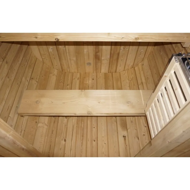 sauna vanjska lindholm za 1-2 osobe 128,2 x 120 x 194 cm (komplet za montažu) - slika 6