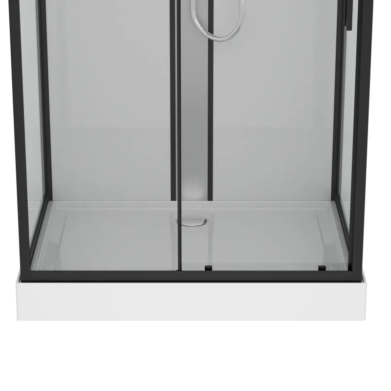 kompletna tuš kabina boston crna - s brzom montažom 90 x 120 x 215 cm - slika 5