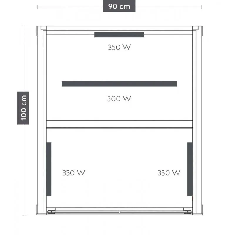 sauna infracrvena ruby 1 za 1 osobu 90x100x195 cm - slika 11