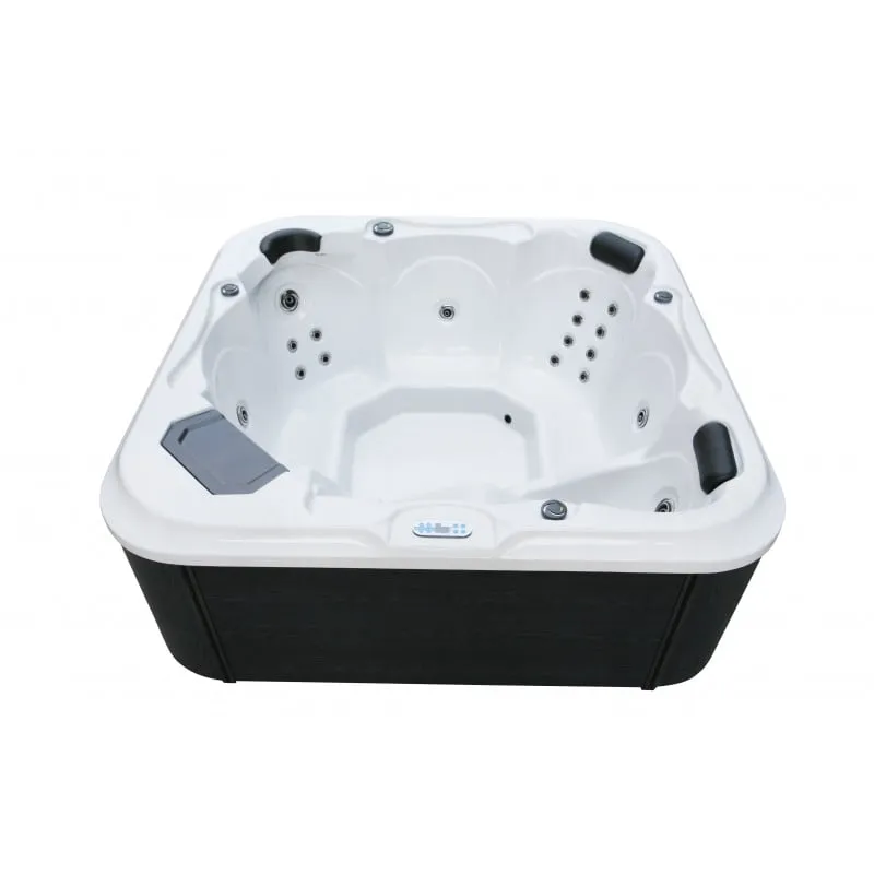 bazen hidromasažni - jacuzzi vanjski tirol - bijeli mramor 210x210x80 cm - slika 2