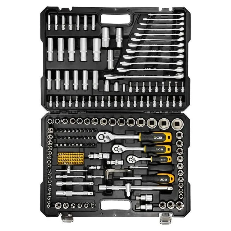 set alata 216 komada 1/4", 3/8", 1/2" jcb-38841 - slika 3