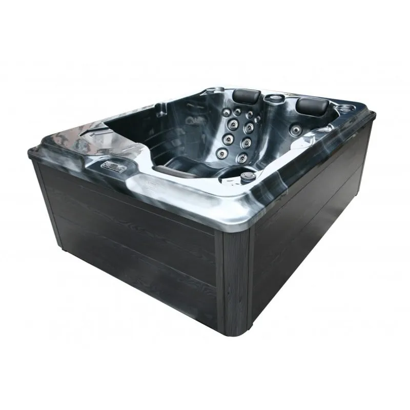 bazen hidromasažni - jacuzzi fiji - sivi mramor 210x160x80 cm - slika 2