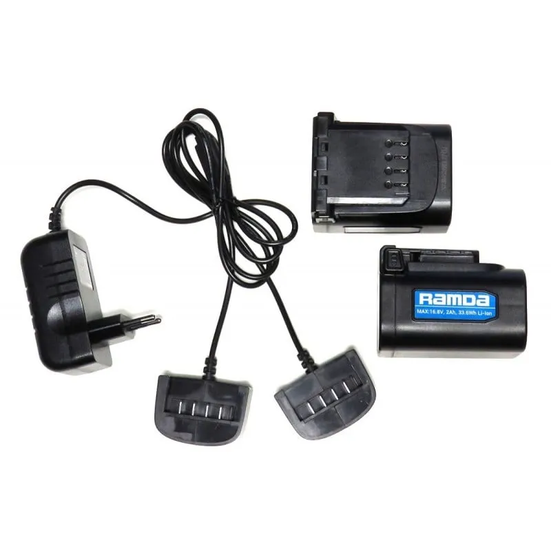 ramda škare 16.8v, rez do 32mm, 2x baterije 2ah+punjač - slika 16