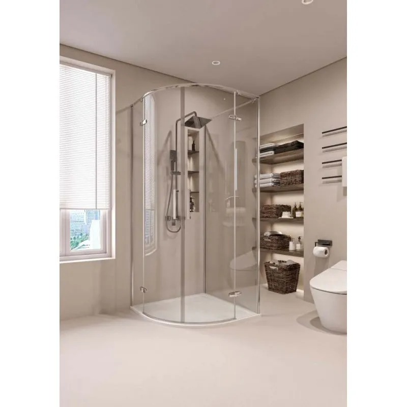 s parla side 90 black 90x195 cm staklena stranica - slika 2