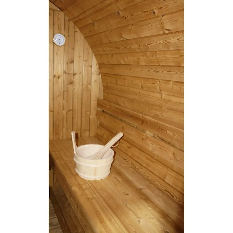 sauna u obliku bačve tromsö xl za 6 osoba 189 x 220 x 191,5 cm - slika 8