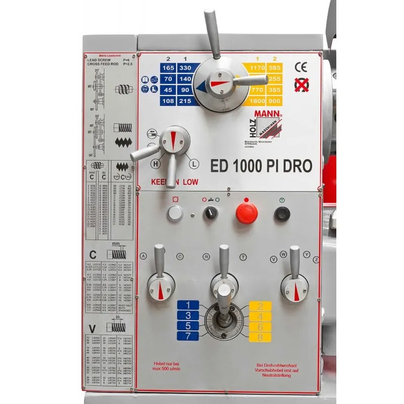 tokarilica za metal sa dro ed1000pidig_400v holzmann maschinen - slika 2