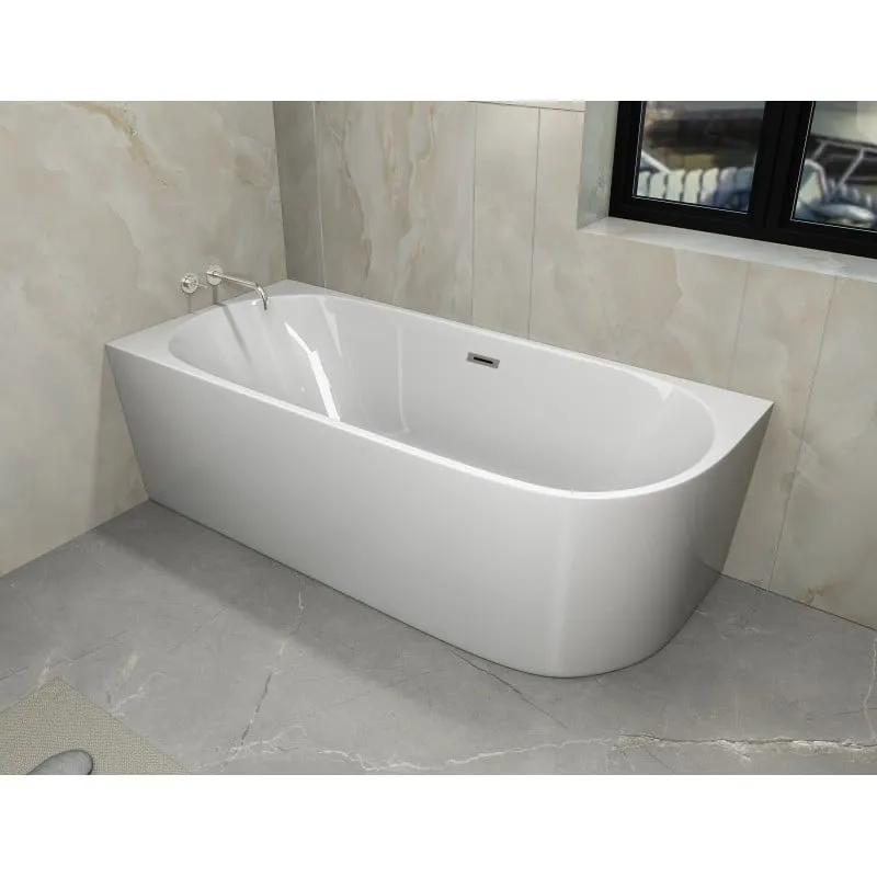 kada akrilna faro lijevo 170x75x56 cm - slika 2