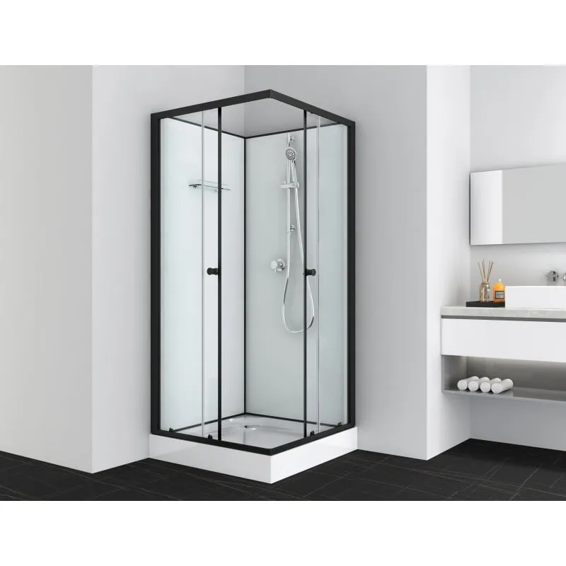Tuš kabina UNI 2 crna 90x90x203cm - Mihovljan, Čakovec