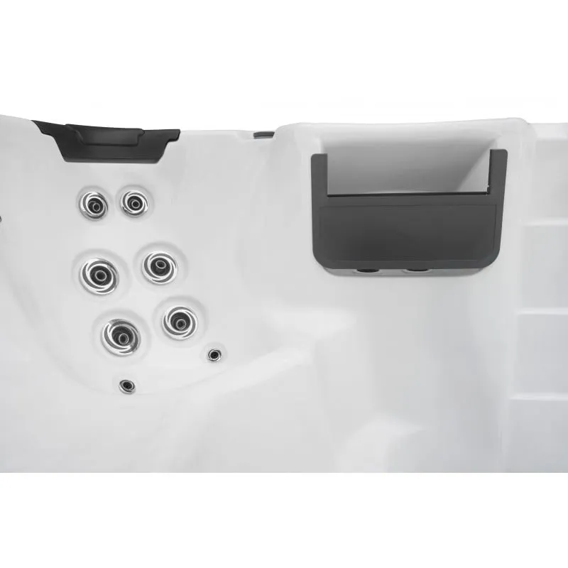 bazen hidromasažni-jacuzzi ibiza srebrno-bijela 400x228x131 cm - slika 8
