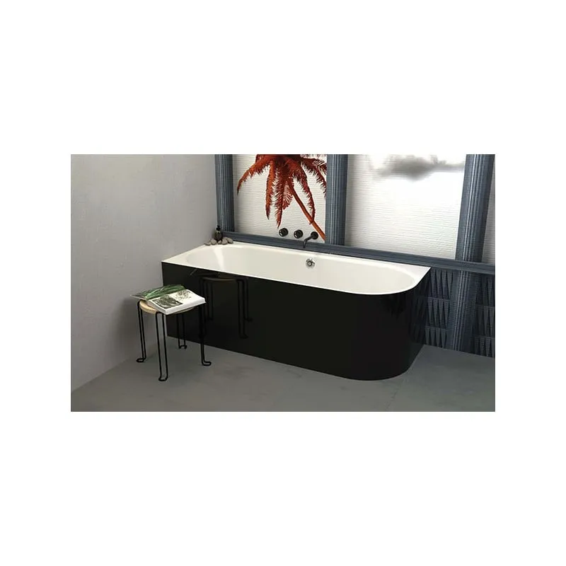 neat left black mat samostojeća kada 180x75cm - slika 3
