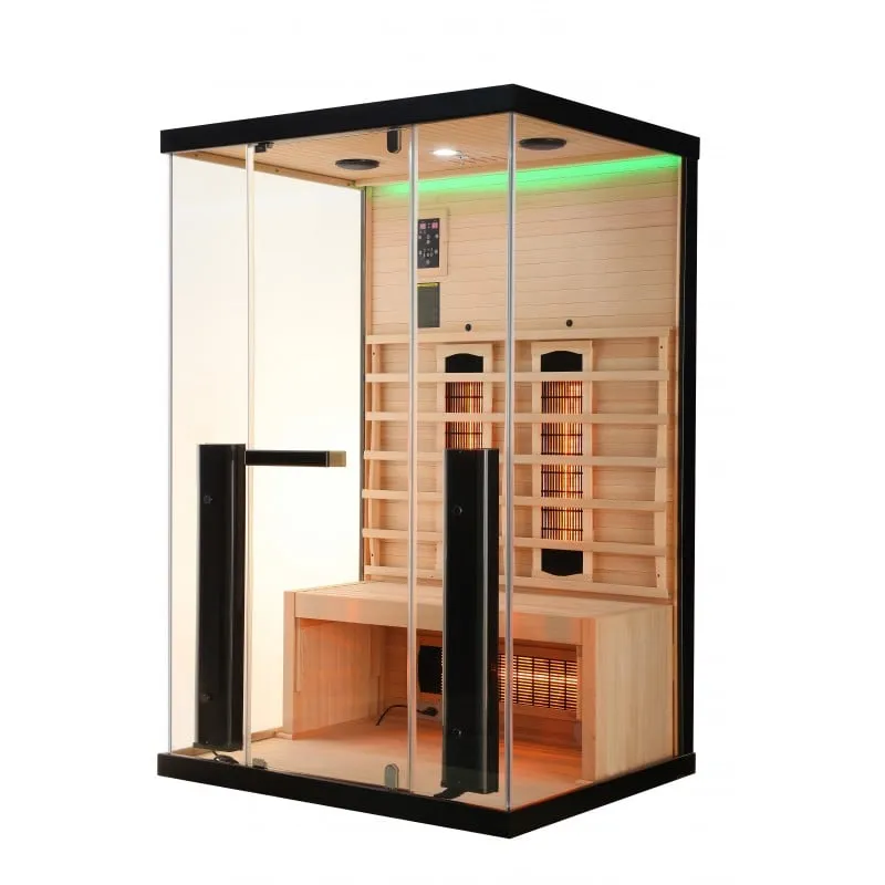 sauna billund 2 nova infracrvena za 2 osobe 125x100x190 cm (komplet za montažu) - slika 10