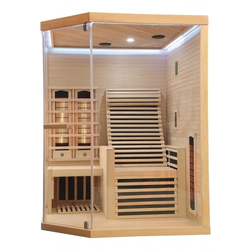 sauna carbon 3 infracrvena za 2 osobe 150x150x195 cm - slika 16