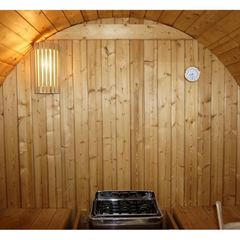 sauna u obliku bačve tromsö xl za 6 osoba 189 x 220 x 191,5 cm - slika 5