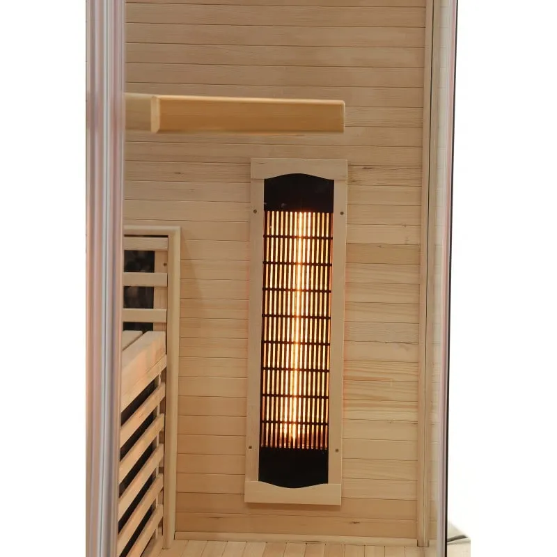 sauna carbon 3 infracrvena za 2 osobe 150x150x195 cm - slika 13