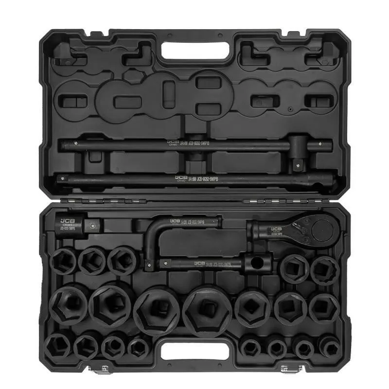 set nasadnih udarnih ključeva 3/4" (17-50mm) i 1" (55-65 mm) jcb-68262-6mpb - slika 3