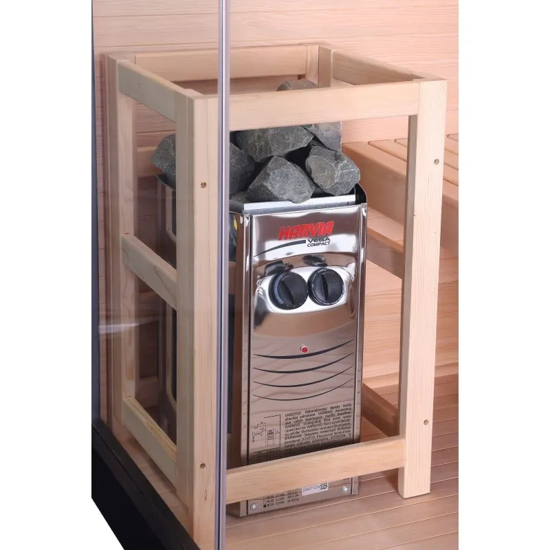 sauna panorama crna za 2 osobe - slika 5