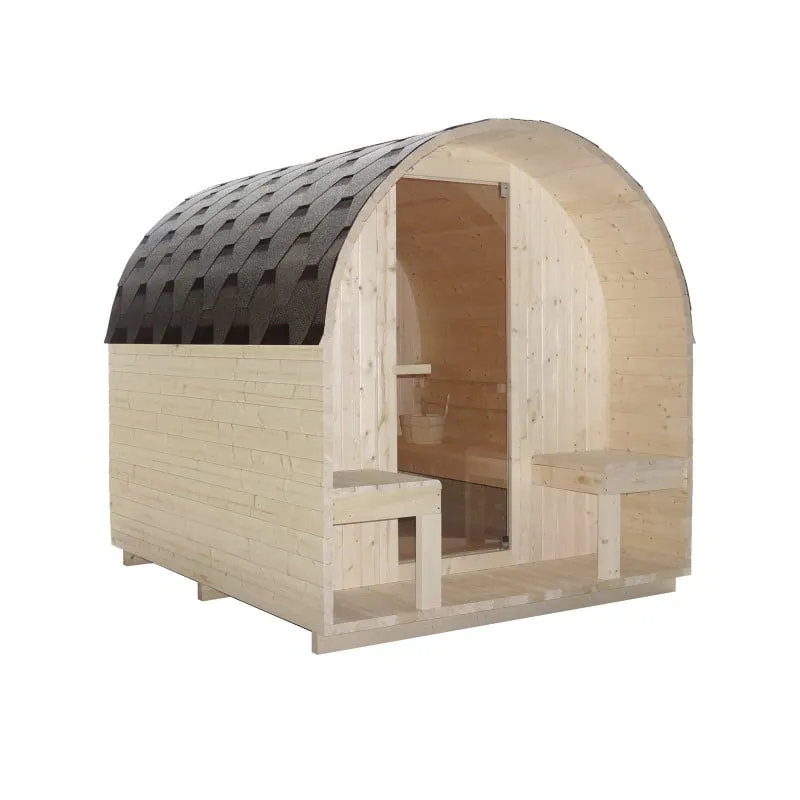 sauna vanjska island xl za 4 osebe 189x220x200 cm - slika 4