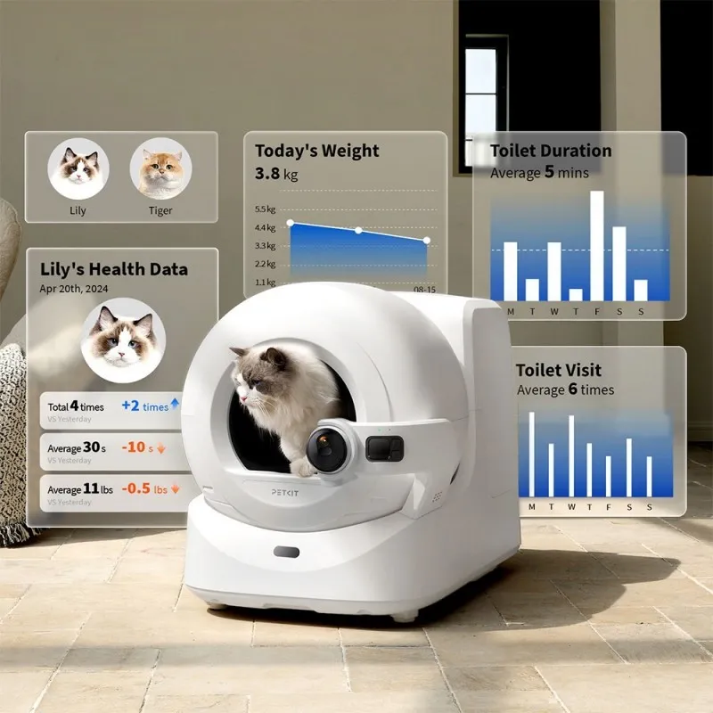 petkit purobot ultra - samočisteći pametni wc za mačke - slika 2