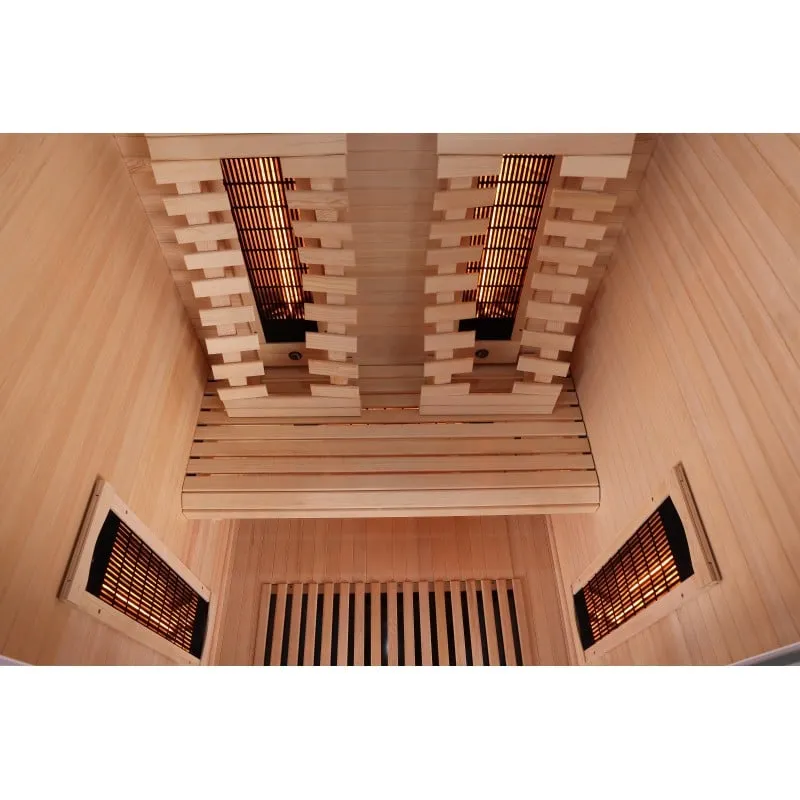 sauna infracrvena kabina malmö 2 za 2 osobe 120x105x190 cm - slika 10
