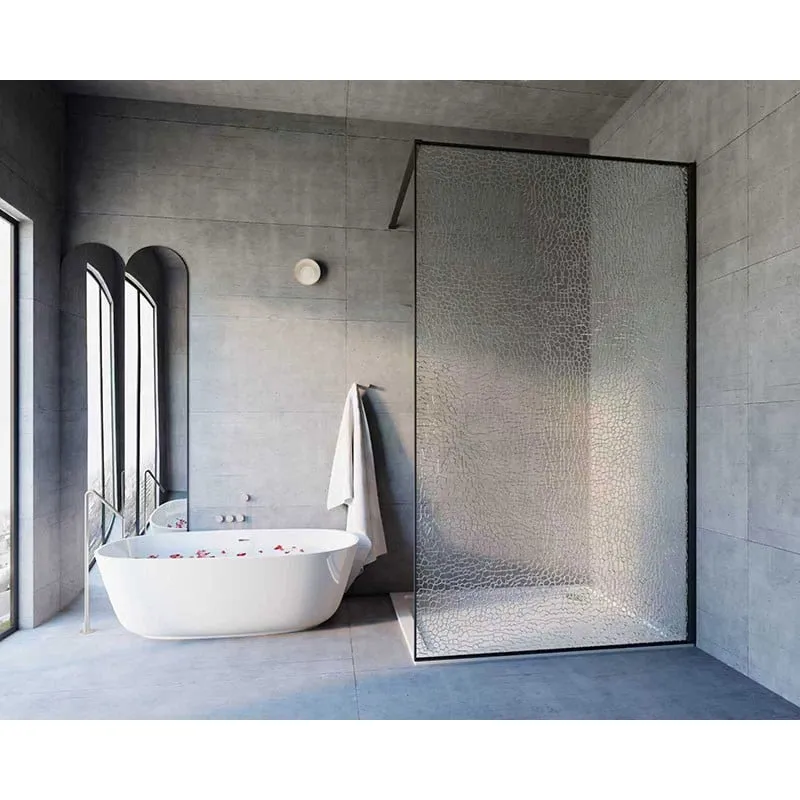 vetro brilliance line crystal black 100 tuš stijena 100x200cm - slika 2