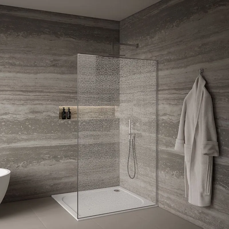 vetro brilliance line chrome 100 tuš stijena 100x200cm - slika 4