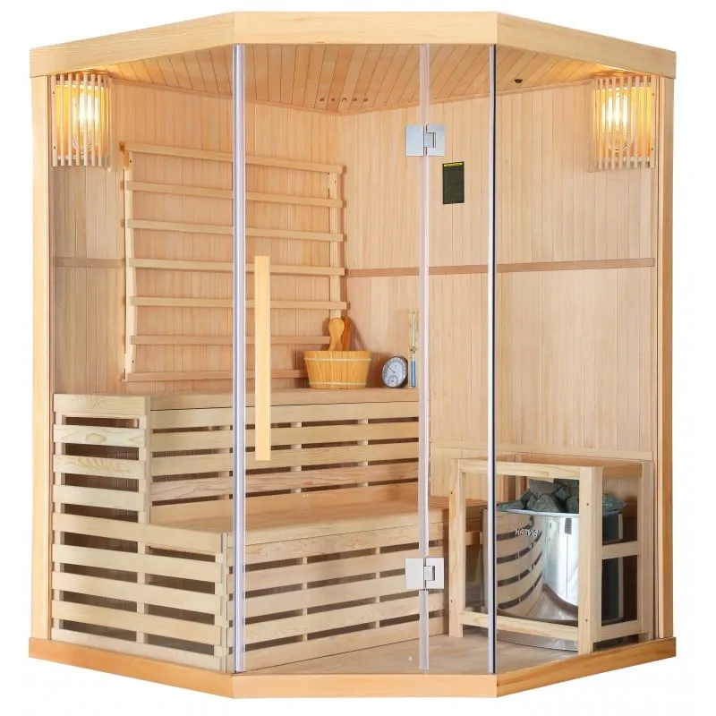 sauna tallinn za 3 osobe 150x150x200 cm - slika 3