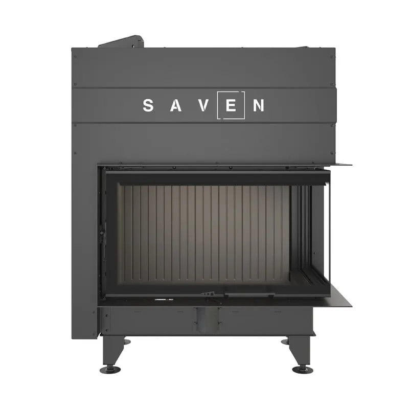 kamin ugradbeni g/saven energy up 85x50x47r (17,0 kw) - crni šamot - slika 5