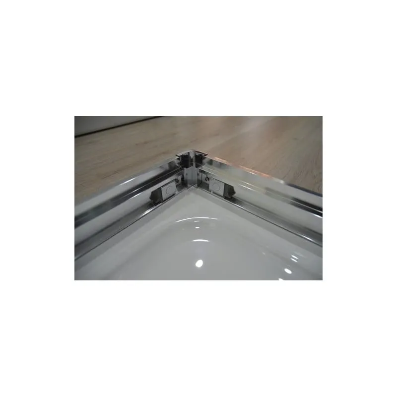 klizna kutna vrata za tuš pro-line krom 98,5-100x200 - slika 4