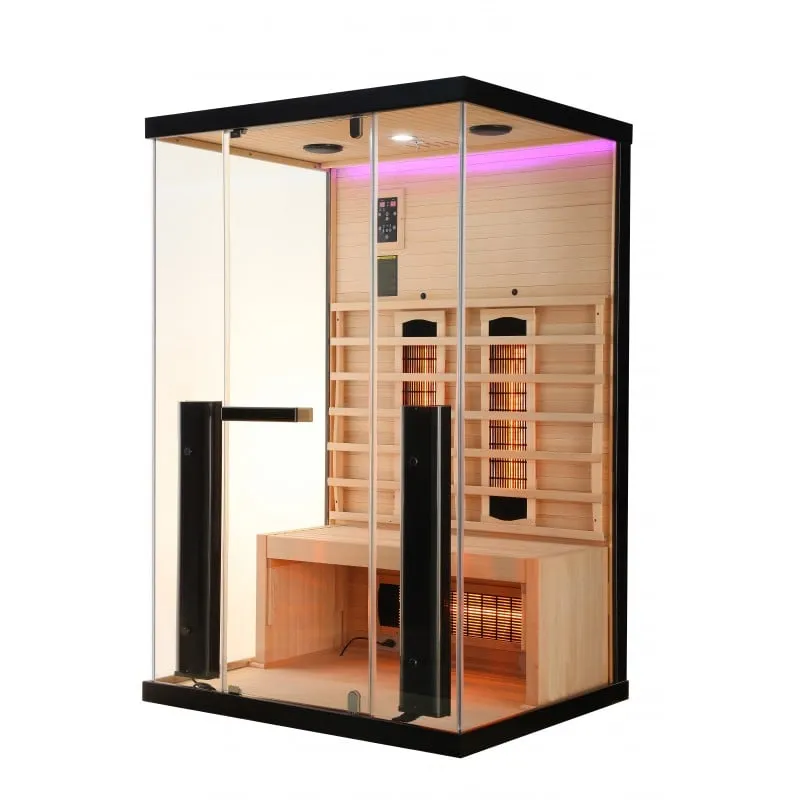 sauna billund 2 nova infracrvena za 2 osobe 125x100x190 cm (komplet za montažu) - slika 13