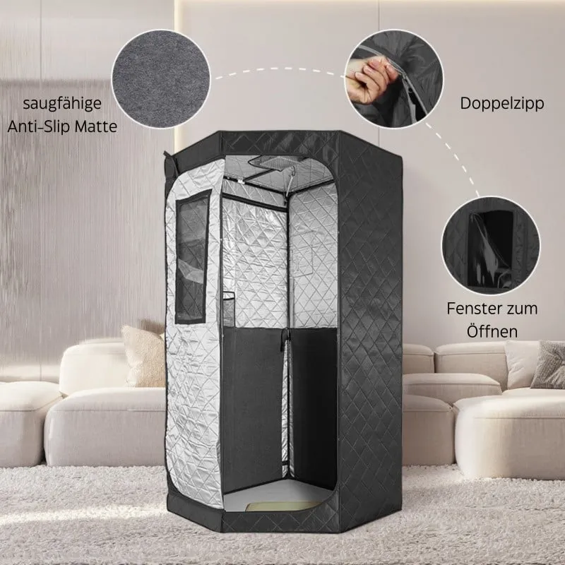 sauna prijenosna infracrvena 90x90x190 cm - slika 10