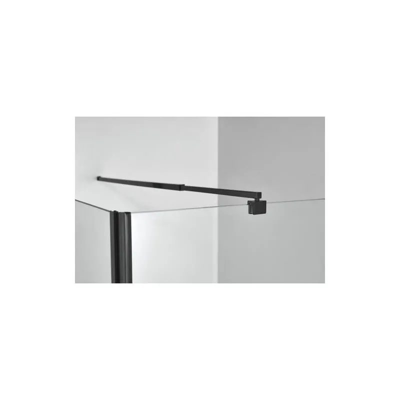 fiksno staklo 90cm crno mat 88-89,5x195cm - slika 3