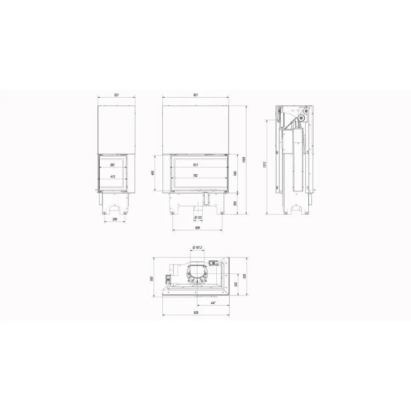 vn p 810 410 ugradbeni kamin - slika 4