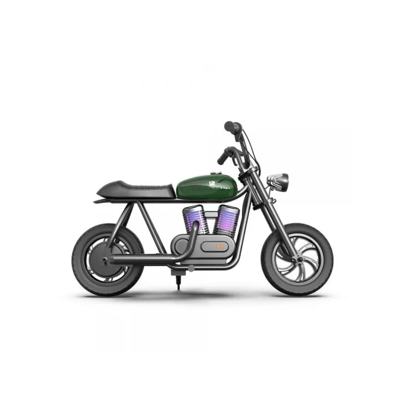 hyper gogo pioneer 12 plus električni motocikl za djecu - zeleni - slika 1
