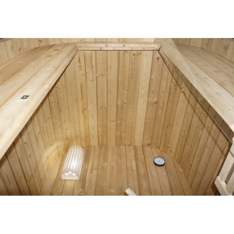 sauna vanjska lindholm za 1-2 osobe 128,2 x 120 x 194 cm (komplet za montažu) - slika 9