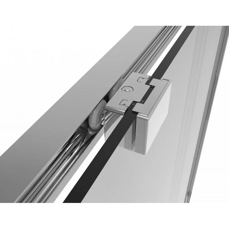 pravokutna tuš kabina 90 x 200 cm, krom - polovični set - 6mm esg easy-clean - slika 5