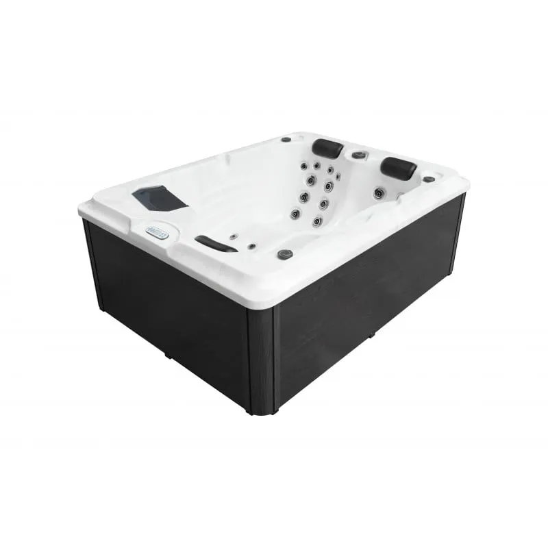 bazen hidromasažni - jacuzzi vanjski diablo - bijeli mramor 210x160x80 cm - slika 3