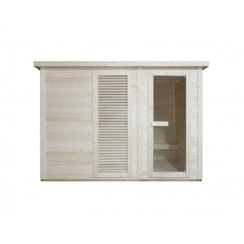 sauna vanjska vaasa za 4-6 osoba 310x230x219,5 cm - slika 3