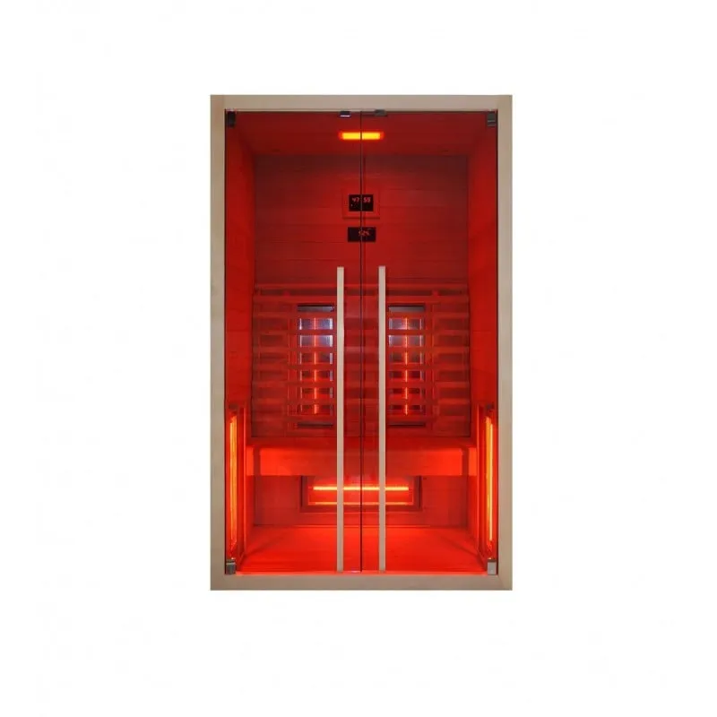 sauna infracrvena ruby 2 za 2 osobe 120x100x195 cm - slika 5