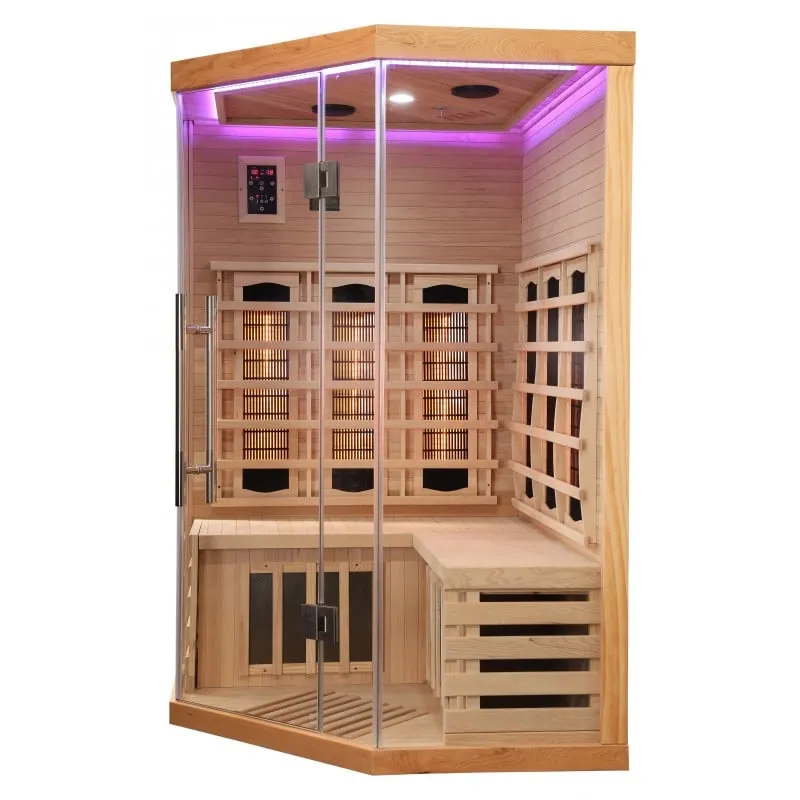 sauna supreme infracrvena za 2 osobe 120x120x190 cm - slika 20