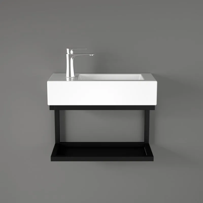 umivaonik sa zidnim postoljem delta 38 set - slika 2