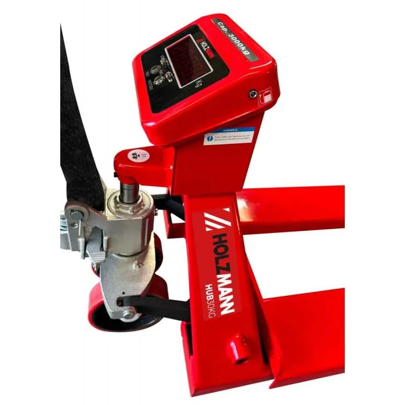 paletni viličar sa vagom hub30kg holzmann maschinen - slika 3