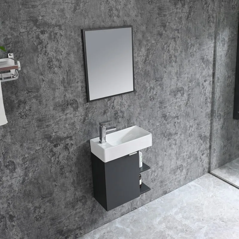 kupaonski set spring 50x60cm sivi - slika 4