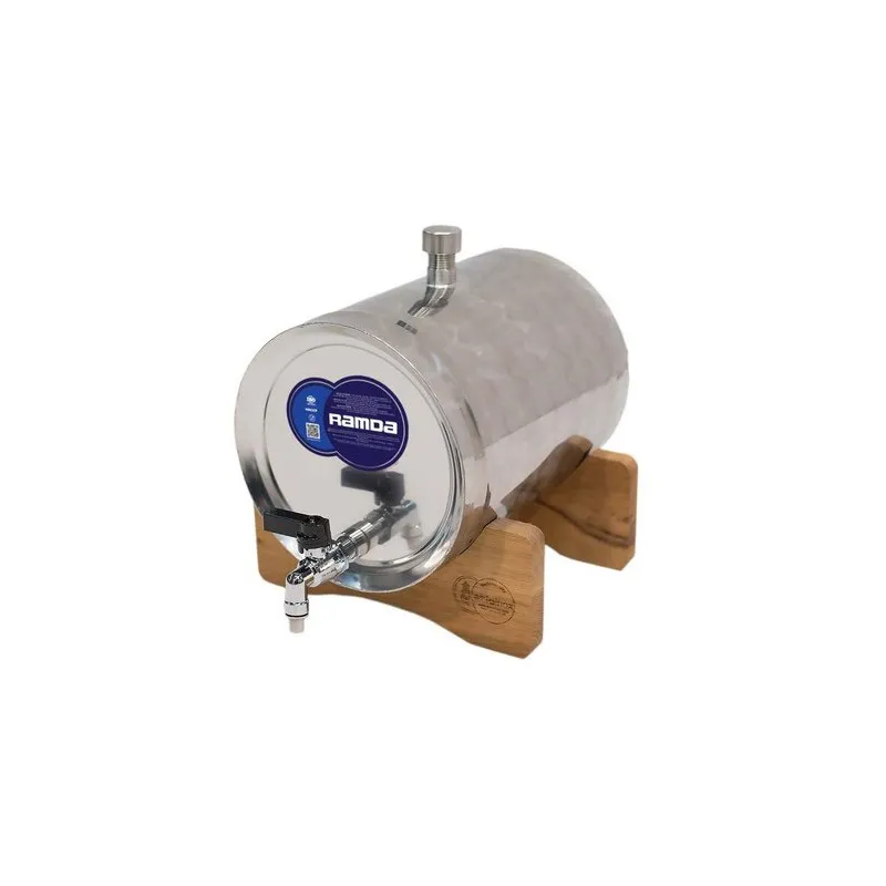 Posuda INOX za rakiju-vino EZR-6L, za slavinu 3/8" - Mihovljan, Čakovec