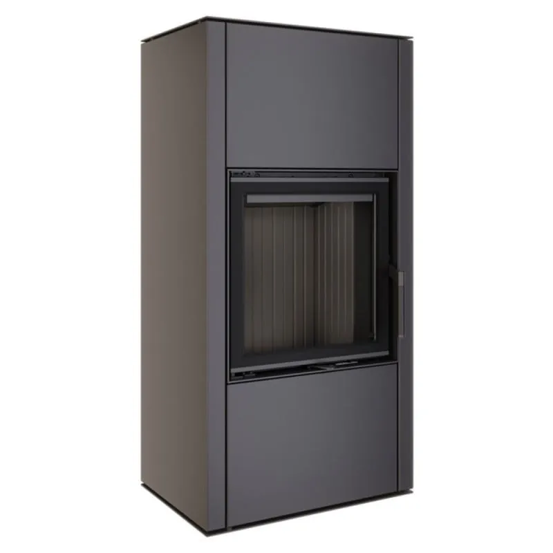 peć na drva samostojeća saven vatra xl 50x50 black eco (8,4 kw) - slika 7