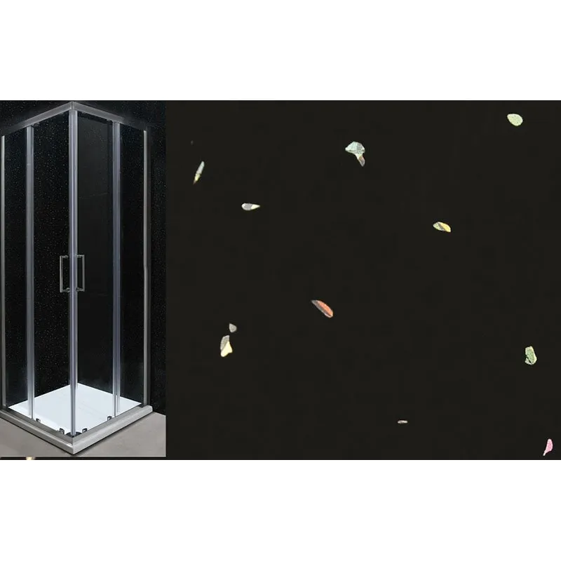 PVC panel 10 mm black sparkle 2420x1000x10 mm - Mihovljan, Čakovec