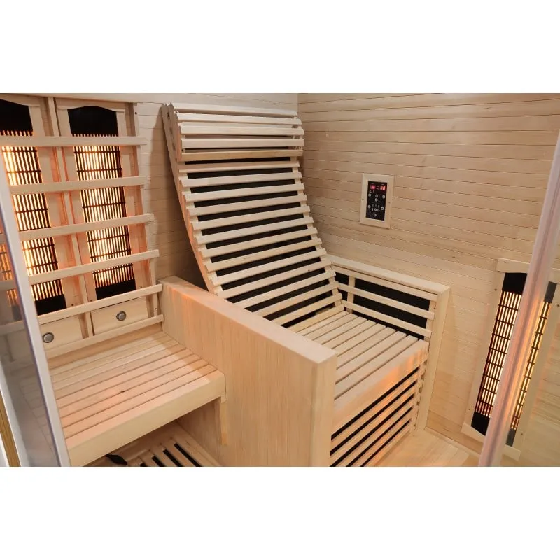 sauna carbon 3 infracrvena za 2 osobe 150x150x195 cm - slika 11