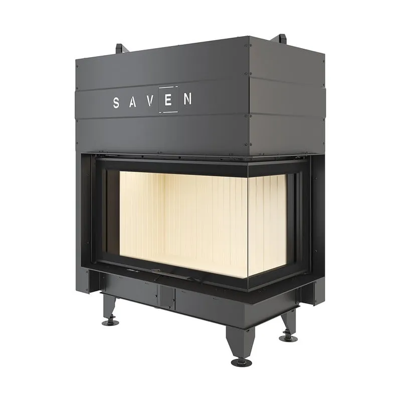 kamin ugradbeni g/saven energy up 85x50x47r (17,0 kw) - bijeli šamot - slika 4